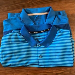 SET OF 2 Nike Dri-Fit Golf Polo